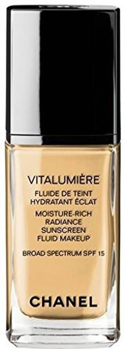 Chanel Vitalumiere Moisture Rich Radiance Sunscreen Fluid Makeup 40