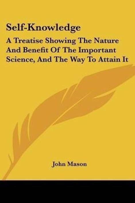 Self Knowledge Buy Self Knowledge By Mason John At Low - 