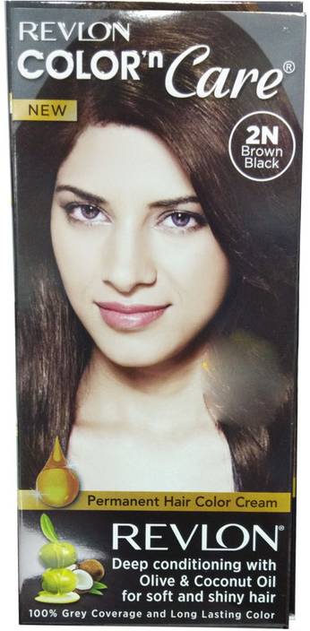 Revlon Color N Care 2n Brown Black Permanent Hair Color Cream Hair