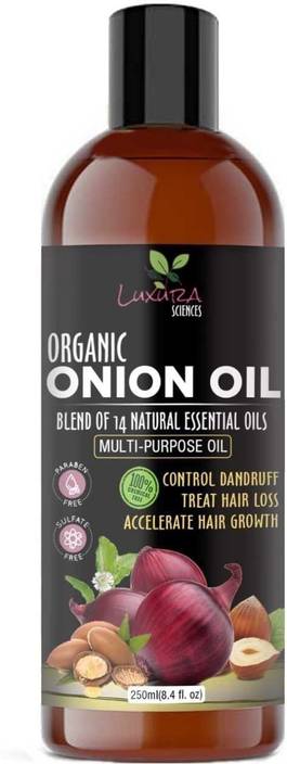 Luxura Sciences Onion Hair Oil 250 Ml With 14 Essential Oils Onion Hair Oil For Hair Growth Hair Oil