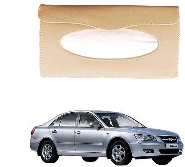 Autokraftz Car Sun Visor Tissue Paper Box Case Auto Interior