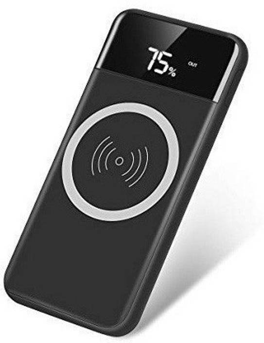 Roq Wireless Portable Charger 10000 Mah Power Bank Charging Pad