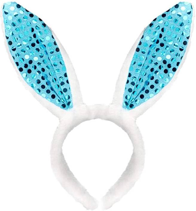 Syga Blue Christmas Gifts Party Decoration Plush Bunny Ears