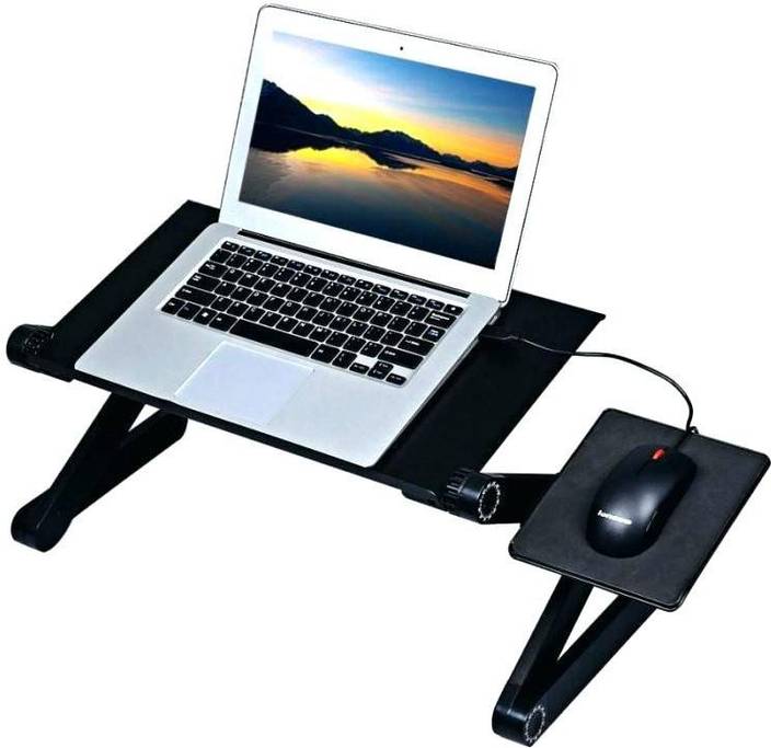 Gadget Wagon T8 Multi Angle Laptop Desk With Mouse Plate Cooling Gadget Wagon T8 Multi Angle Laptop Desk With Mouse Plate Cooling Fan For Bed