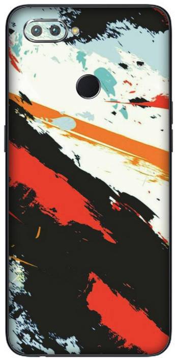 Crystal Coat Color Abstract Skin For Back Only Realme 2 Pro