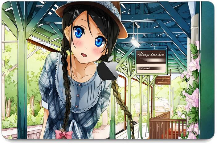Gadgets Wrap Printed Cute Anime Girl Blank Skin Vinyl Laptop