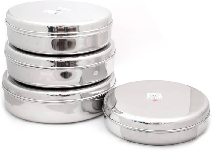 Coconut Stainless Steel Chocolate Box 900 Ml 1200 1500