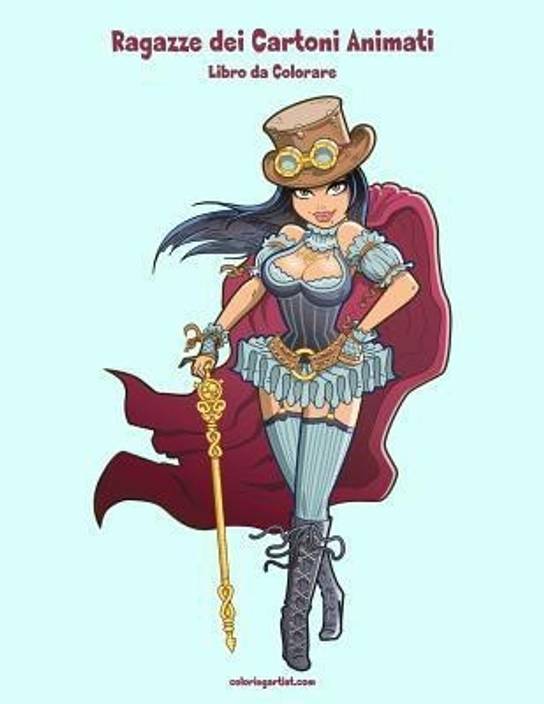 Ragazze Dei Cartoni Animati Libro Da Colorare 1 Buy Ragazze Dei