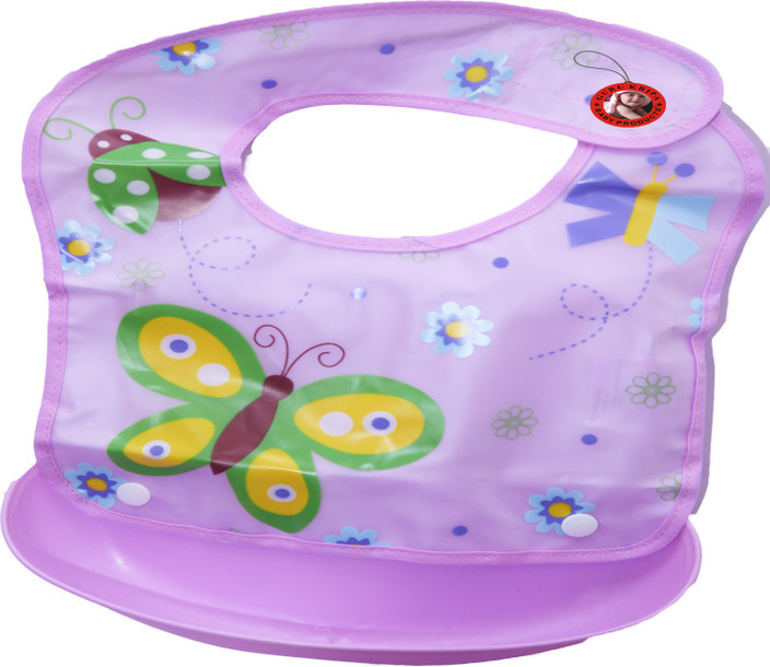 Waterproof Silicone Baby Bib Infant Feeding Bibs Crumb Catcher Washable Eating