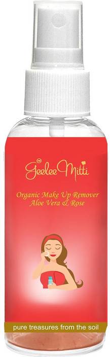 Geeleemitti Natural Organic Makeup Remover With Rose Water Aloe