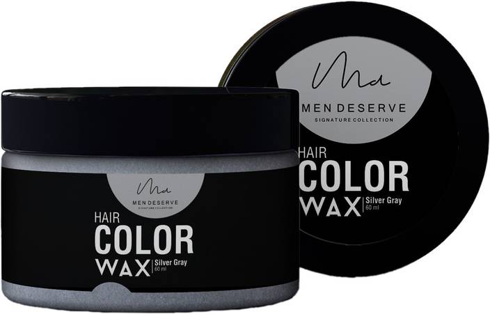 Men Deserve Hair Styling Color Wax For Strong Hold And Volume For