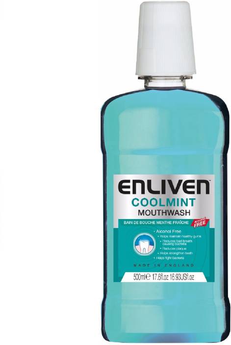 Enliven Alcohol Free Cool Mint Mouth Wash Blue Buy Oral Care