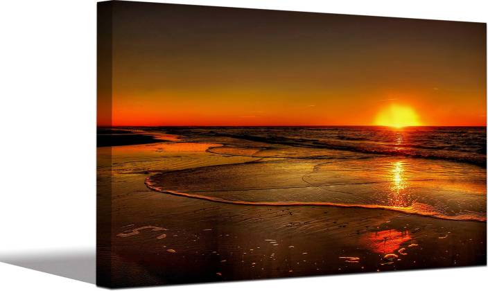 Aart Store Sunset Modern Art Canvas Wall Painting For Living