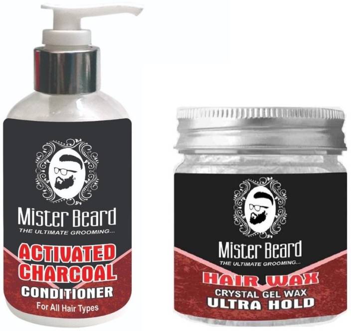 Mister Beard Charcoal Conditioner 200ml With Hair Wax Ultra Hold