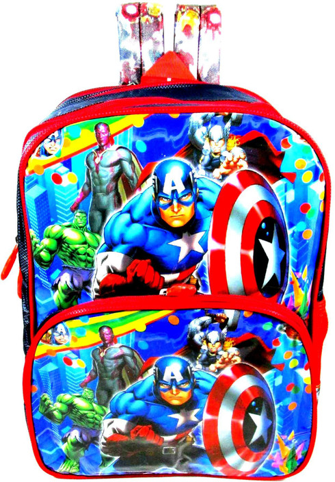 New Avengers Backpack American Captain Iron Man Hulk School Bag Boys Gifts Mi Tiles Com