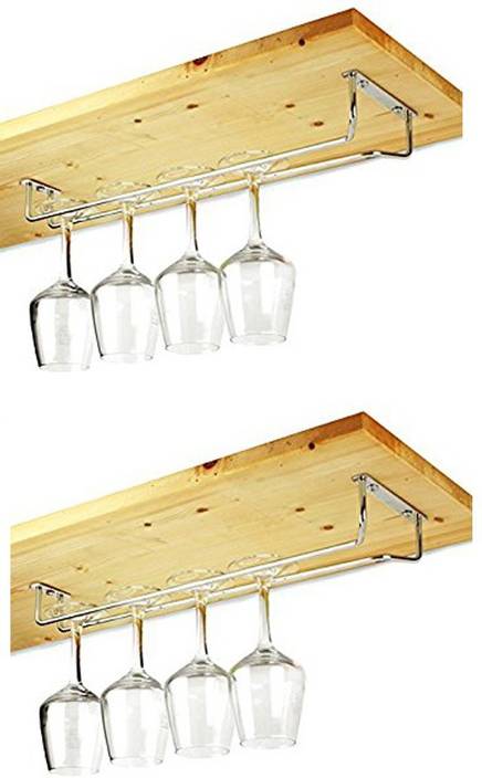 Keepwell Stainless Steel Wine Glass Rack Pack Of 2 Wine Glass