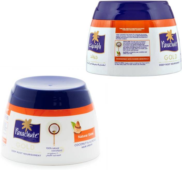 Parachute Coconut And Almond Natural Shine 140ml Hair Cream