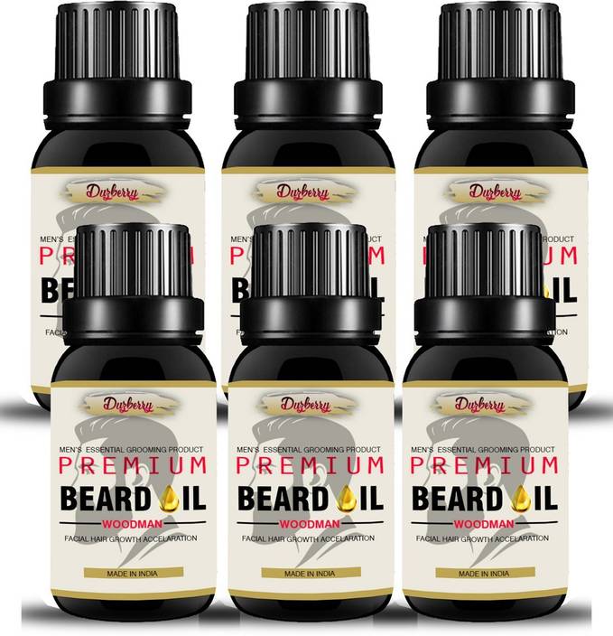 Duzberry Beard For Dry Skin Hair Oil 15 Ml Pack Of 6 100 Ml Hair