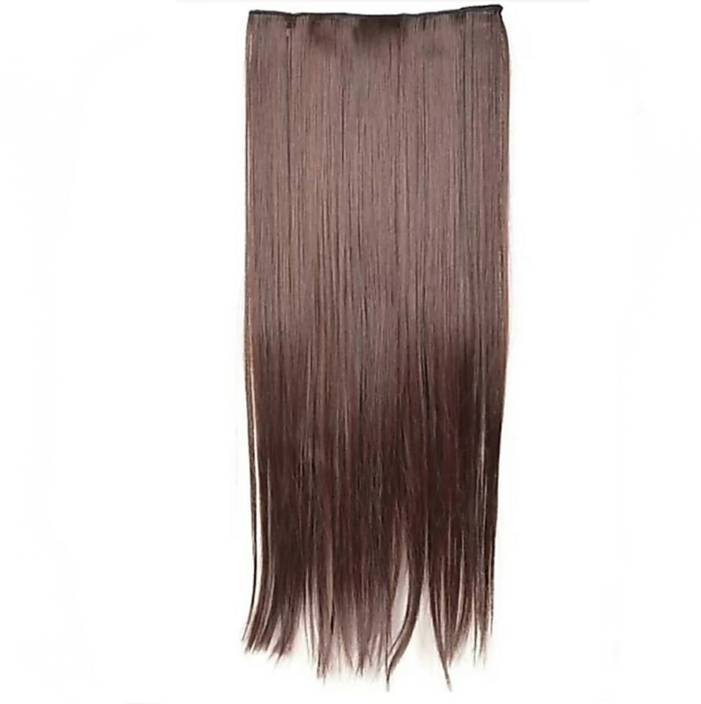 Alizz Light Brown Clip In Synthetic Volumizer Hair Extensions