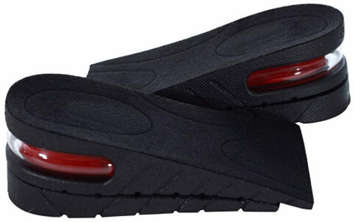 Invisible Shoe Pads Cushion Height Insoles For Men Air Insole 1 2 3 Layers Black