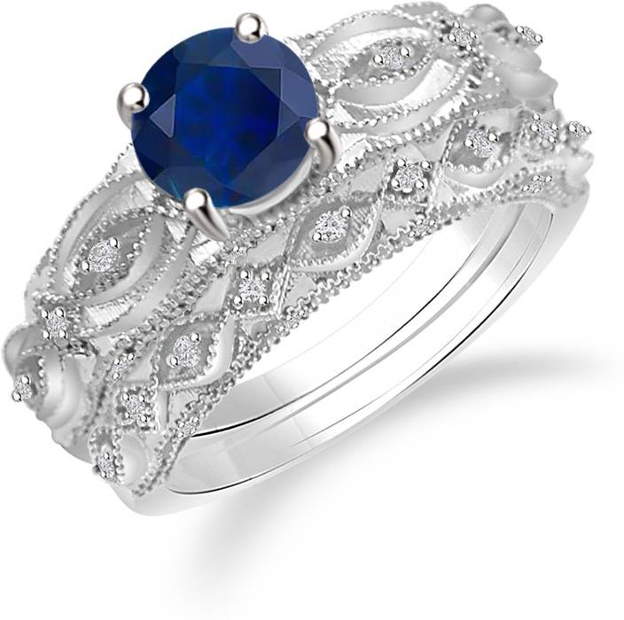 Silverdew Solitaire Round Latest Design Bridal Ring For Women S