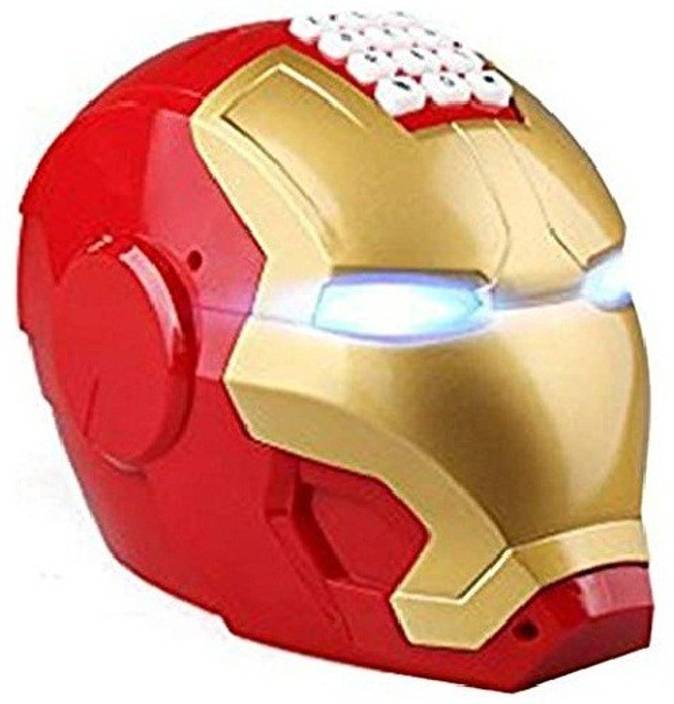 Mobinok Iron Man Piggy Bank Automatic Open Door Motor Head Atm