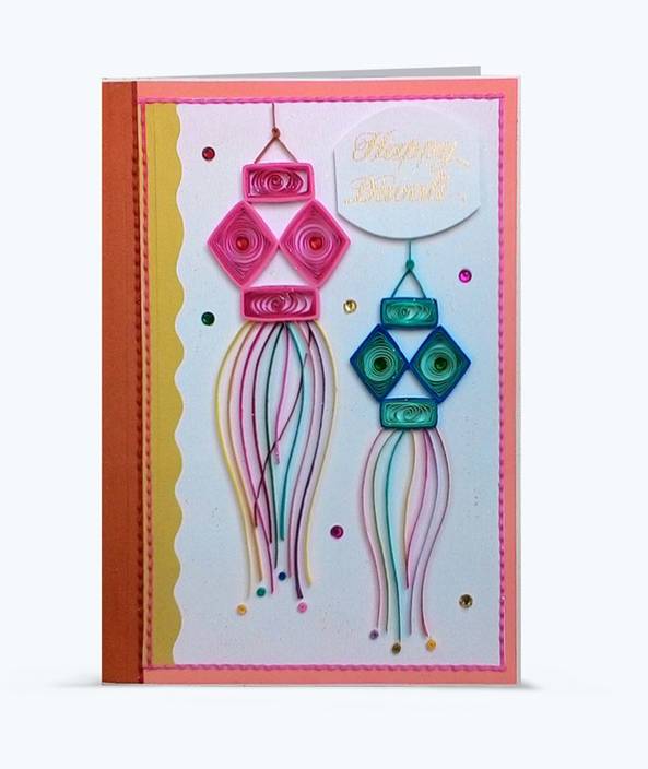 Swapnil Arts Handmade 3d Happy Diwali Greeting Card Price In India