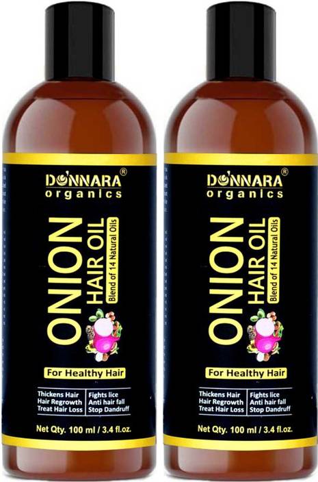 Donnara Organics Onion Herbal Hair Oil For Hair Regrowth Anti