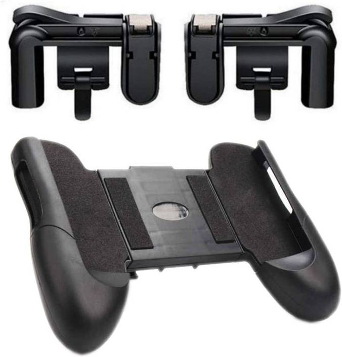 Anweshas Pubg Mobile Game Controller Holder Stand Joypad And 1 Pair - anweshas pubg mobile game controller holder stand joypad and 1 pair gaming trigger fire button aim