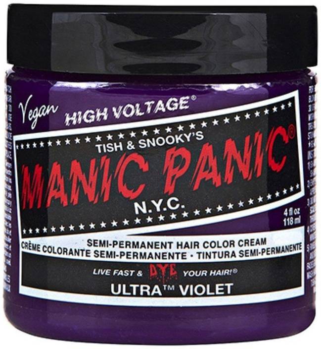 Manic Panic 4oz Semi Permanent Ultra Violet Hair Dye Purple Hair