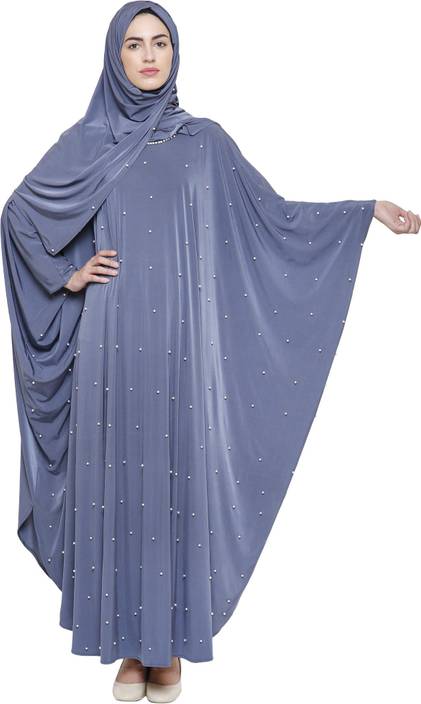 Zuzuu Dubai Stylish Womans Butterfly Style Chadri Abaya Burqa Stone