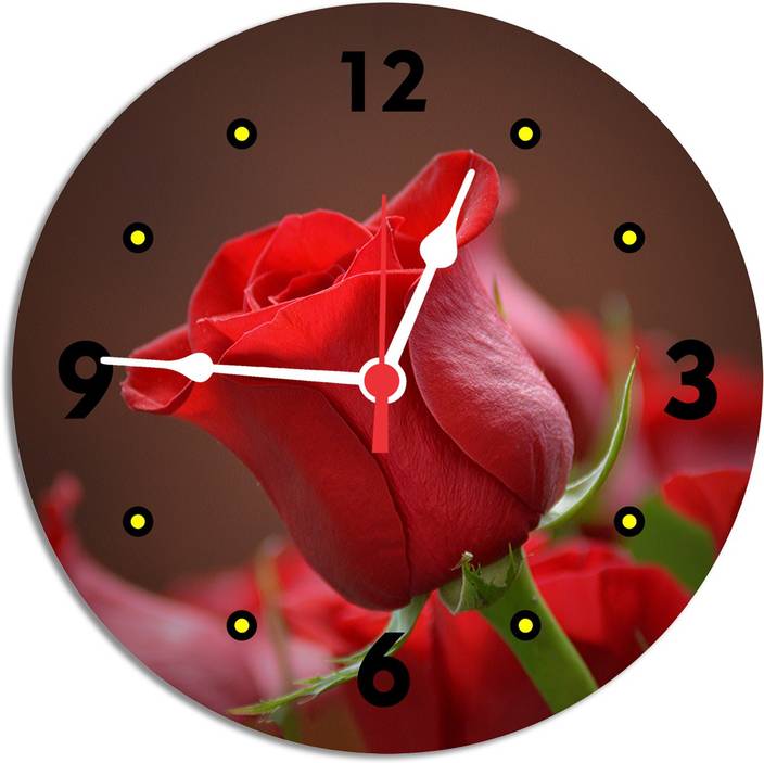 Kinaazog 23 Cm X 23 Cm Wall Clock Multicolor Without Gl Kinaazog 23 Cm X 23 Cm Wall Clock Multicolor Without Gl