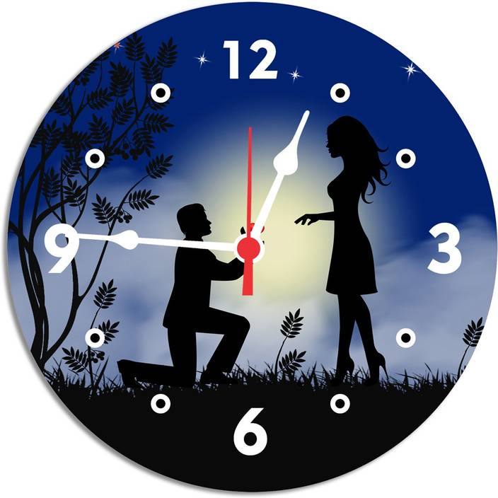 Kinaazog 23 Cm X 23 Cm Wall Clock Multicolor Without Gl Kinaazog 23 Cm X 23 Cm Wall Clock Multicolor Without Gl