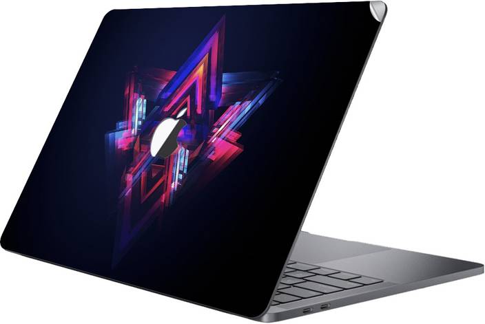 Gadgets Wrap Mcbk Gw5095 Printed Geometry Dark Black