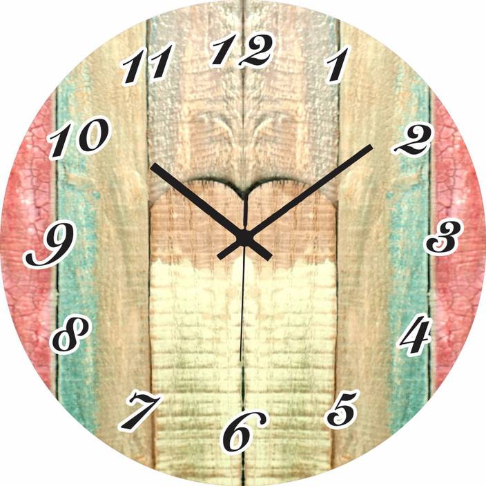 Raghav Creationsog 30 Cm X 30 Cm Wall Clock Multicolor Without Gl Raghav Creationsog 30 Cm X 30 Cm Wall Clock Multicolor Without Gl