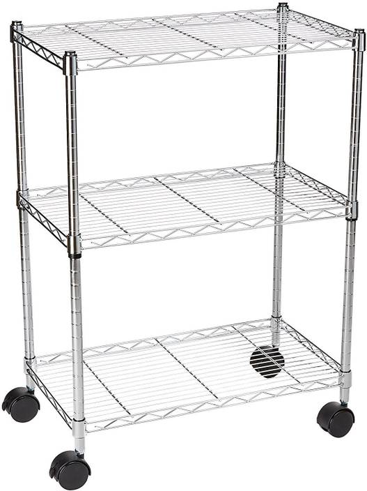Callas Height Adjustable 3 Tier Shelving Units Storage Rack With