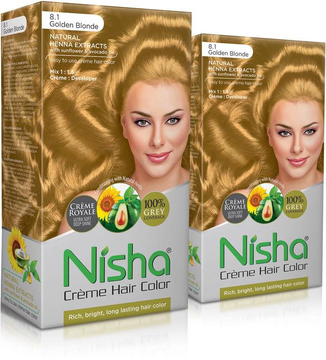 Nisha Cream Permanent Hair Color Superior Quality Permanent