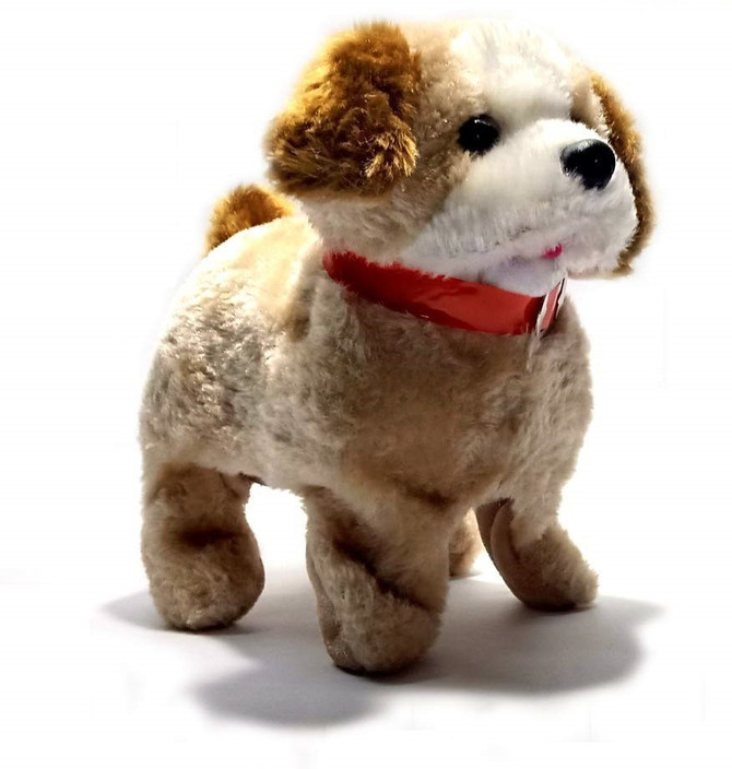 walking barking flipping toy dog