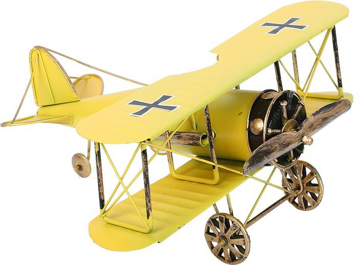 Zahab Vintage Metal Airplane For Home And Office Decor And Ideal