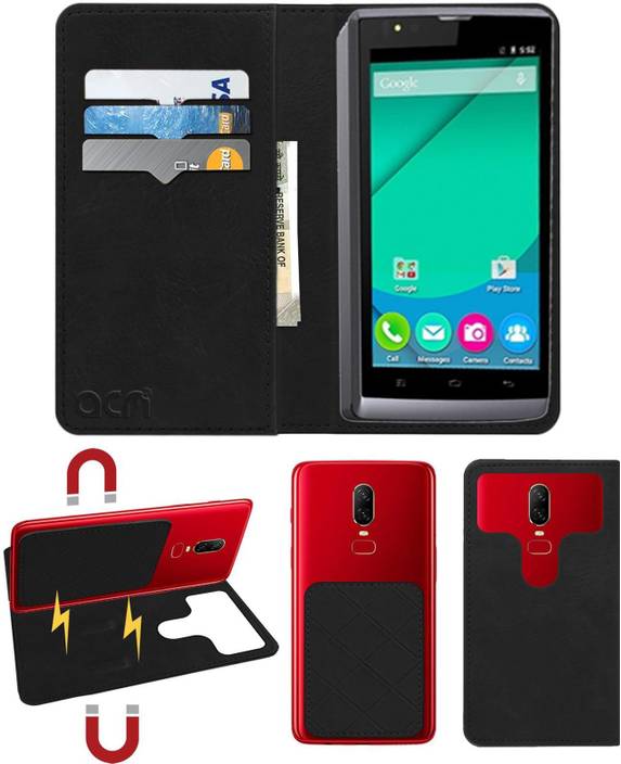 Acm Flip Cover For Micromax Canvas Blaze 4g Plus Q414 Acm
