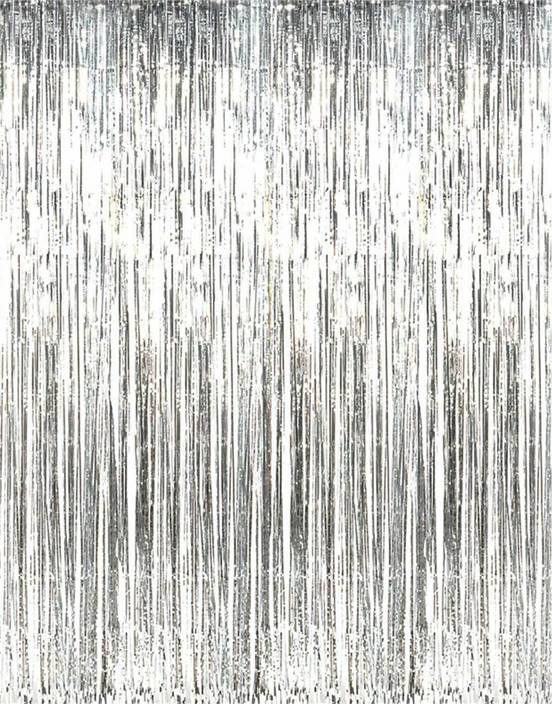 Partyballoonshk Silver 3 Ft X 10 Ft Photo Backdrop For Birthday