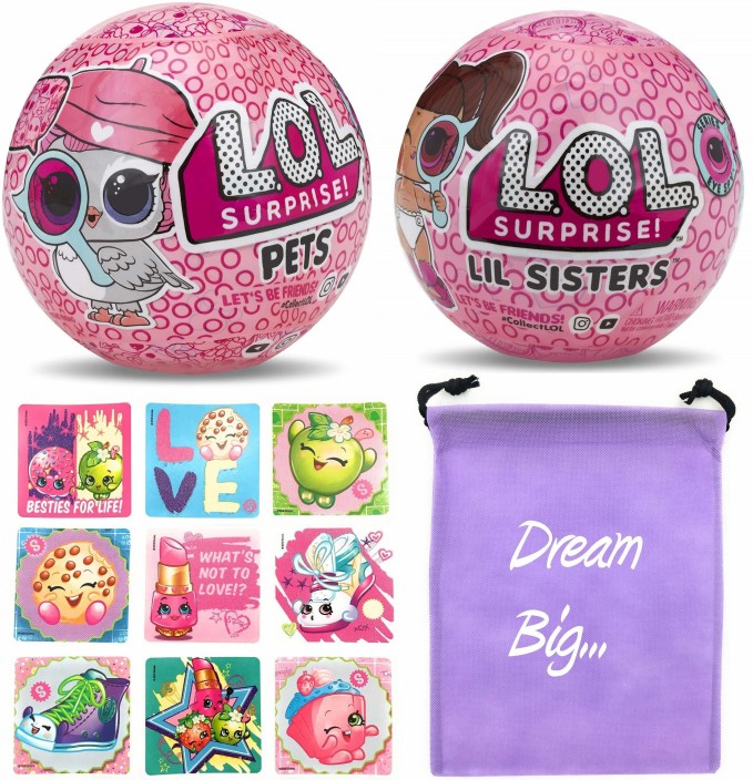 Authentic LOL Surprise SERIES 3 Wave 2 LiL Sisters DOLL IN HAND 1 L.O.L Ball NEW
