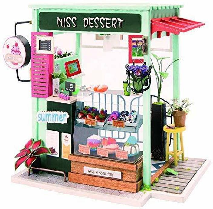 Eggschale Diy Miniature House Kit Wooden Furniture Accessories Eggschale Diy Miniature House Kit Wooden Furniture Accessories With Led Light Dessert