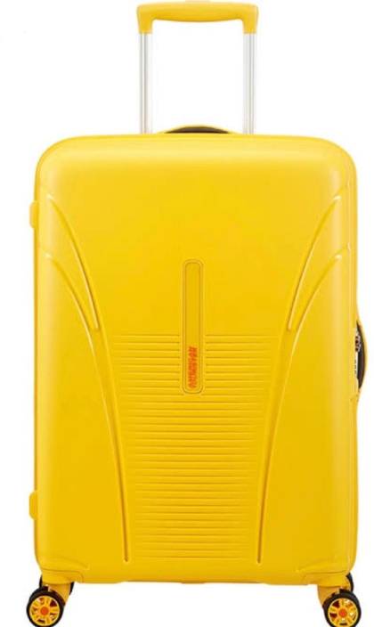 American Tourister Skytracer 55 Cm Cabin Size Yellow Expandable