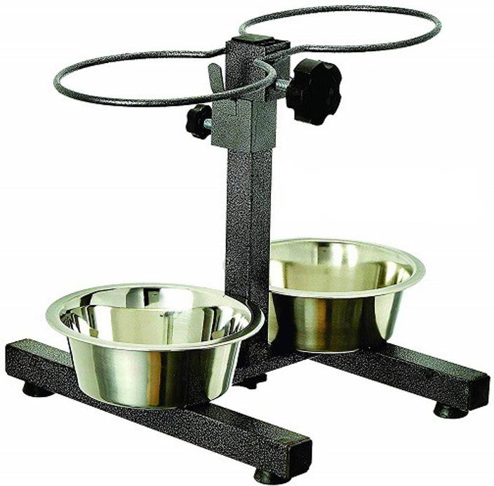 Elton Designer Diner Adjustable Elevated Pet Feeder Raised Dog