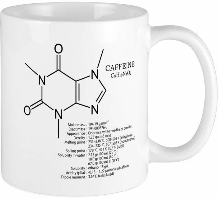 CaffeineChemical Mug2100 Radanya And Structure Formula 8knN0wZXOP