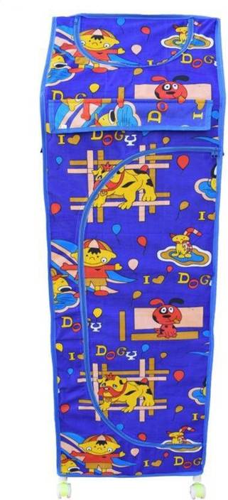 Akshat Multipurpose 5 Shelves Baby Kids Child Almirah Folding