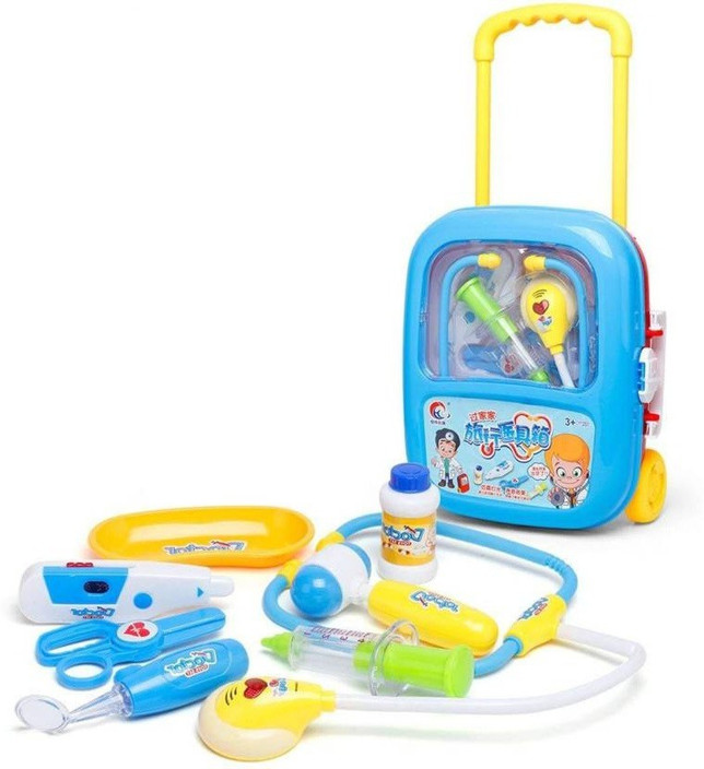 Yellow Multi-function Kids Luggage,Childrens Simulation Trolley Music Luggage Suitcase Toy With Interesting Sound