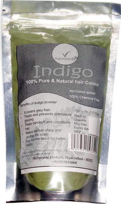Matruveda Indigo Natural Hair Colour Price In India Buy