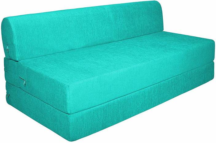 Aart Store 4x6 Feet One Seater Sofa Cum Bed High Density Foam